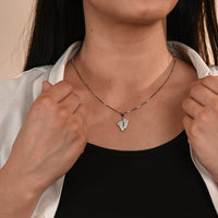 Thumbnail for (Almost Sold Out) Bump to Mom Tiny Steps Necklace - Love You This Much