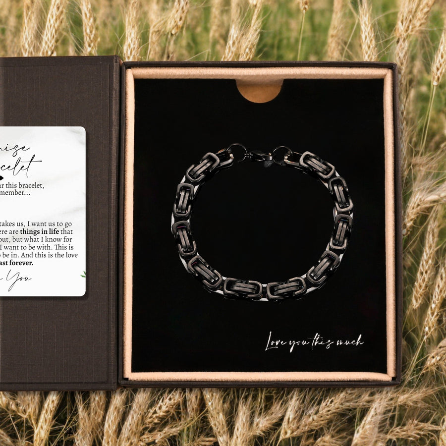 (Almost Sold Out) Classic Promise Bracelet - 5mm Surgical Steel - Love You This Much
