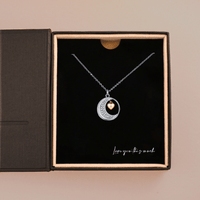 Thumbnail for (ALMOST Sold Out) Mom Moon & Back Necklace - Love You This Much