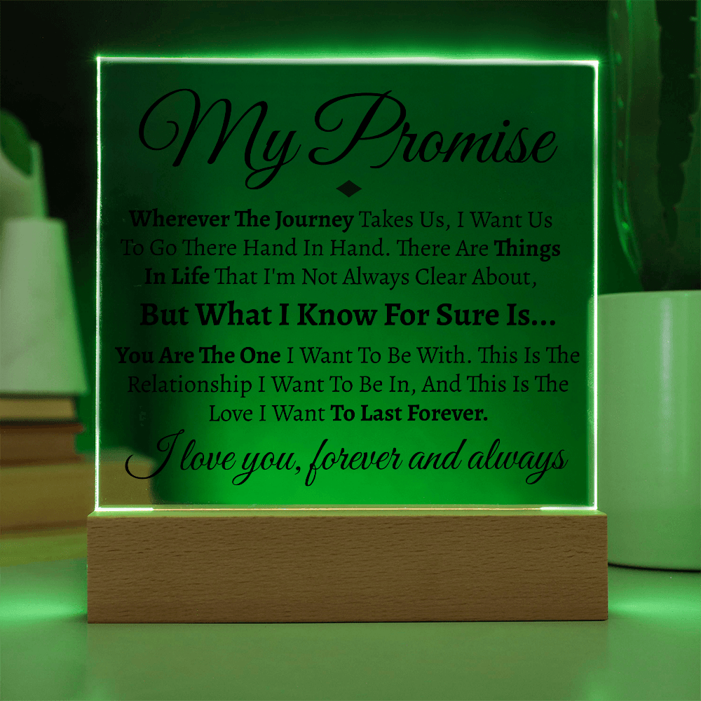 (Almost SOLD OUT) My Promise Glass & Stand Gift Set - Love You This Much