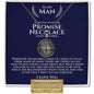 To My Man "Our Journey" Compass Necklace