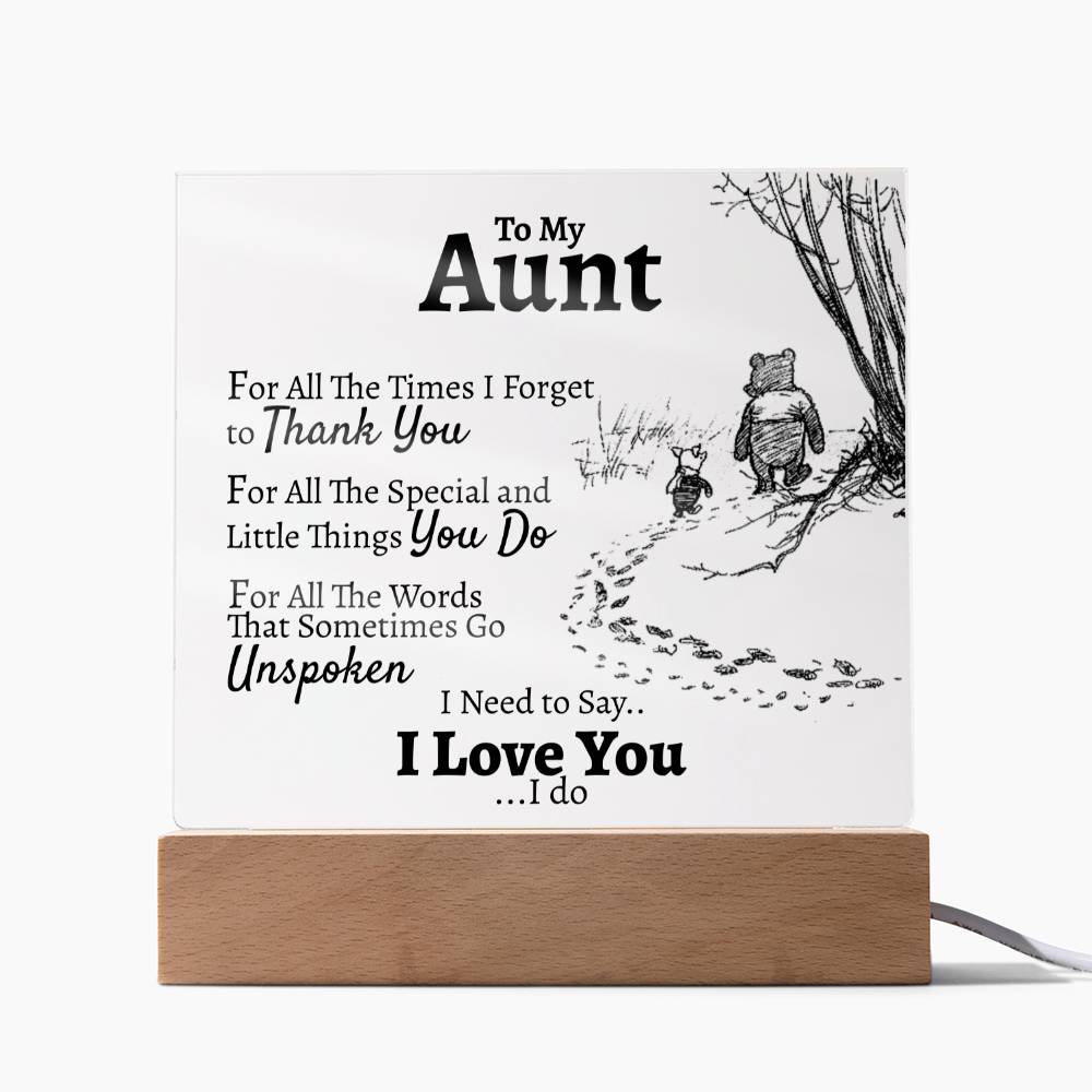 Custom Acrylic Square - Love You This Much