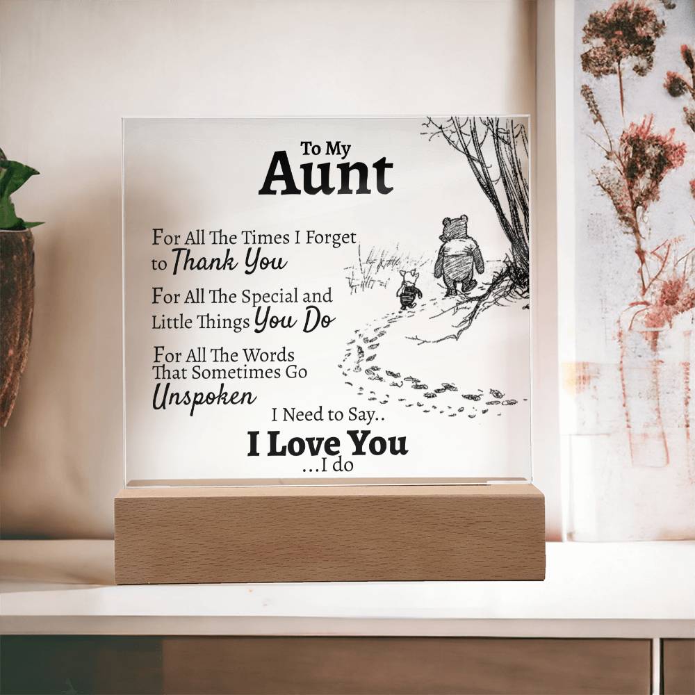 Custom Acrylic Square - Love You This Much