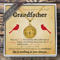 Memory of Your Grandfather Compass Necklace - Love You This Much