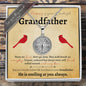 Memory of Your Grandfather Compass Necklace - Love You This Much