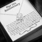 10th Anniversary Love Knot Necklace - Love You This Much