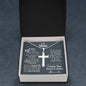 10th Year Anniversary Ball Chain Cross Necklace - Love You This Much