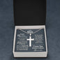 11th Year Anniversary Ball Chain Cross Necklace - Love You This Much