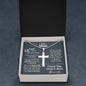 12th Year Anniversary Ball Chain Cross Necklace - Love You This Much