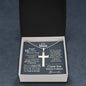 15th Year Anniversary Ball Chain Cross Necklace - Love You This Much