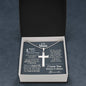 1st Year Anniversary Ball Chain Cross Necklace - Love You This Much