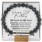 21 Bead 21 Years Hidden Message Bracelet - Love You This Much