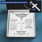 21st Birthday Ball Chain Cross Necklace - Love You This Much
