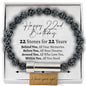 22 Bead 22 Years Hidden Message Bracelet - Love You This Much
