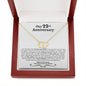 22nd Anniversary Everlasting Love Necklace - Love You This Much