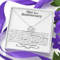 2nd Anniversary Love Knot Necklace - Love You This Much