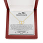 70th Anniversary Everlasting Love Necklace - Love You This Much