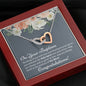 Adult Baptism Interlocking Hearts Necklace - Love You This Much