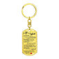 All I want Poem Keychain - Love You This Much