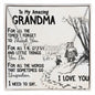 Amazing Grandma Nickname Necklace with Heart - Love You This Much