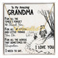 Amazing Grandma Nickname Necklace with Heart - Love You This Much