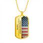 Personalized Future Husband Dog Tag Necklace
