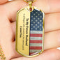 Personalized Future Husband Dog Tag Necklace