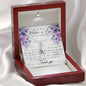 Mother In Law On Our Wedding Day Interlocking Hearts Necklace