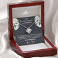 Beautiful Daughter Wedding (Love Dad) Love Knot Necklace