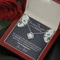 Beautiful Daughter Wedding (Love Dad) Love Knot Necklace