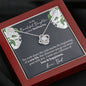 Beautiful Daughter Wedding (Love Dad) Love Knot Necklace