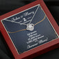 Personalized 2 Year Anniversary Love Knot Necklace