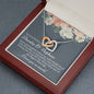 Auntie & Nephew Interlocking Hearts Necklace - Love You This Much