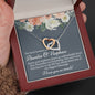 Auntie & Nephew Interlocking Hearts Necklace - Love You This Much