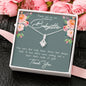 Babysitter Thank You Alluring Beauty Necklace - Love You This Much