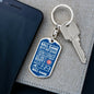 Ball Game Cubs Keychain - Love You This Much