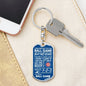 Ball Game Cubs Keychain - Love You This Much