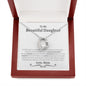 Beautiful Daughter Love Mom Forever Love Necklace - Love You This Much