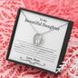 Beautiful Daughter Love Mom Forever Love Necklace - Love You This Much