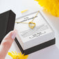 Beautiful Daughter (Love, Mom) Forever Love Necklace - Love You This Much