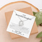 Beautiful Daughter Love Mom Forever Love Necklace - Love You This Much