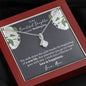 Beautiful Daughter Wedding (Love Mom) Alluring Necklace - Love You This Much