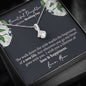 Beautiful Daughter Wedding (Love Mom) Alluring Necklace - Love You This Much