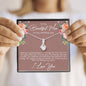 Beautiful Mom on my wedding day Alluring Beauty Necklace - Love You This Much