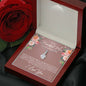 Beautiful Mom on my wedding day Alluring Beauty Necklace - Love You This Much