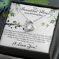 Beautiful Mom Wedding Day (Birds) Forever Love Necklace - Love You This Much