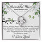 Beautiful Mom Wedding Day (Birds) Forever Love Necklace - Love You This Much