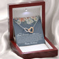 Best Friend 40th Interlocking Hearts Necklace - Love You This Much