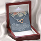 Best Friend Engagement Interlocking Hearts Necklace - Love You This Much