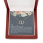 Best Friend Wedding Solid Gold Necklace - Love You This Much
